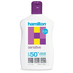  HAMILTON SUN SENSITIVE LOTION SPF50+ Лосьон для чувствительной кожи солнцезащитный SPF50+, 265 мл