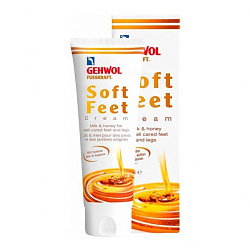 Шелковый крем "Молоко и мед" с гиалуроновой кислотой GEHWOL Fusskraft soft creme milk&honig 125мл