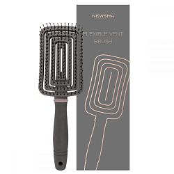 Гибкая щетка для волос NEWSHA Flexible Vent Brush Large